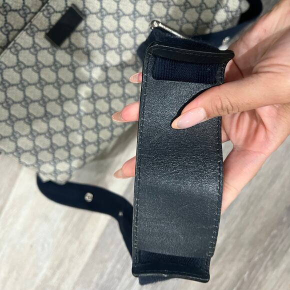 Gucci GG Monogram Navy Diaper Bag - Picture 9 of 12